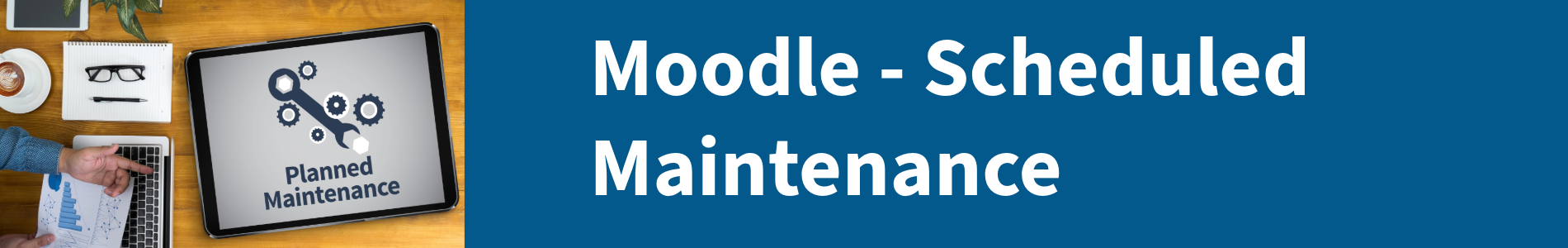 Moodle Maintenance Banner